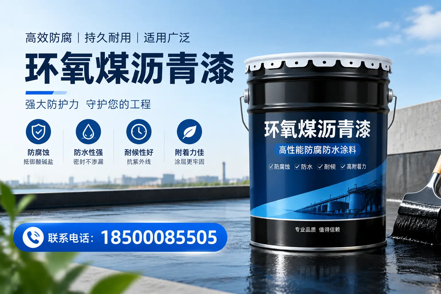 环氧煤沥青漆的施工方法详解,助力南昌企业高效完成项目
